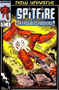 Cover Thumbnail for Spitfire and the Troubleshooters (Marvel, 1986 series) #4 [Direct]