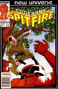 Cover Thumbnail for Codename: Spitfire (Marvel, 1987 series) #10 [Newsstand]
