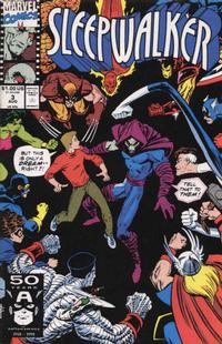 Cover Thumbnail for Sleepwalker (Marvel, 1991 series) #3 [Direct]
