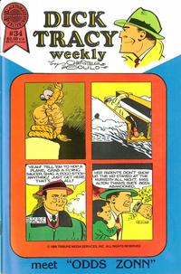Cover Thumbnail for Dick Tracy Weekly (Blackthorne, 1988 series) #34