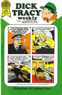Cover Thumbnail for Dick Tracy Weekly (Blackthorne, 1988 series) #65