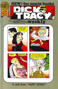 Cover Thumbnail for Dick Tracy Weekly (Blackthorne, 1988 series) #78