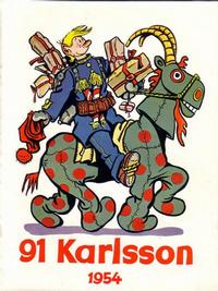 Cover Thumbnail for 91 Karlsson [julalbum] (Åhlén & Åkerlunds, 1934 series) #1954