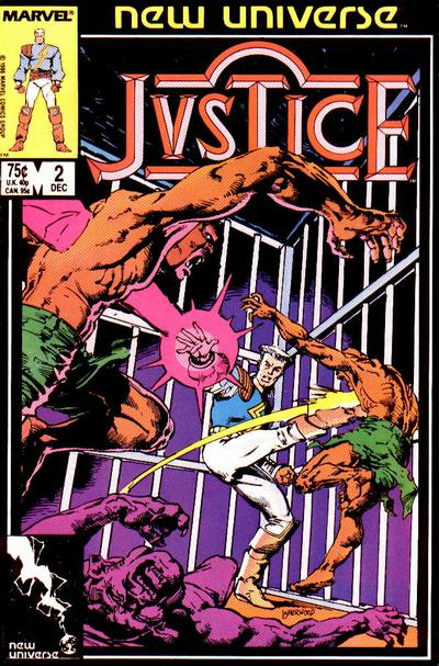 Cover for Justice (Marvel, 1986 series) #2 [Direct]