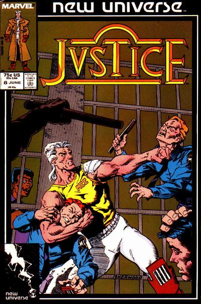 Cover for Justice (Marvel, 1986 series) #8 [Direct]