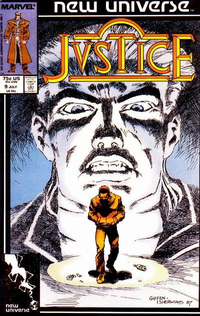 Cover for Justice (Marvel, 1986 series) #9 [Direct]