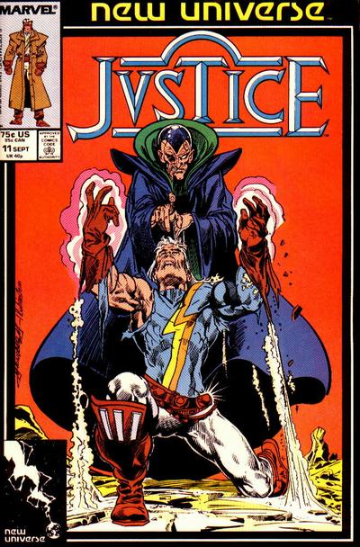 Cover for Justice (Marvel, 1986 series) #11 [Direct]