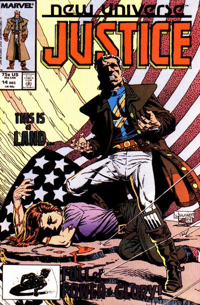 Cover for Justice (Marvel, 1986 series) #14 [Direct]