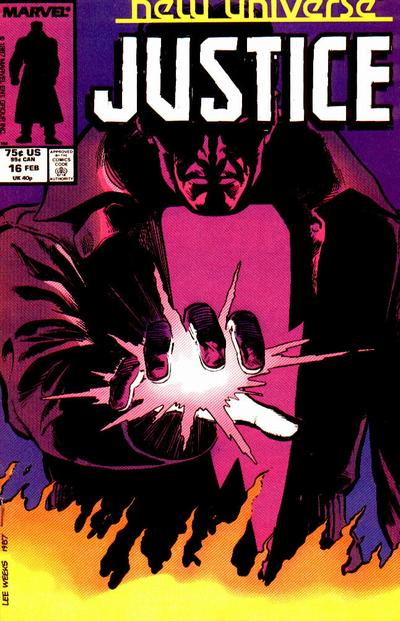 Cover for Justice (Marvel, 1986 series) #16