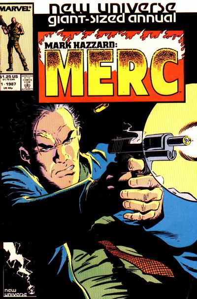 Cover for Mark Hazzard: Merc Annual (Marvel, 1987 series) #1 [Direct]
