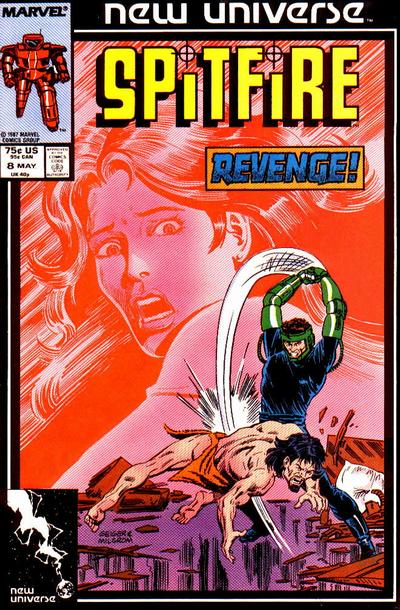 Cover for Spitfire and the Troubleshooters (Marvel, 1986 series) #8 [Direct]