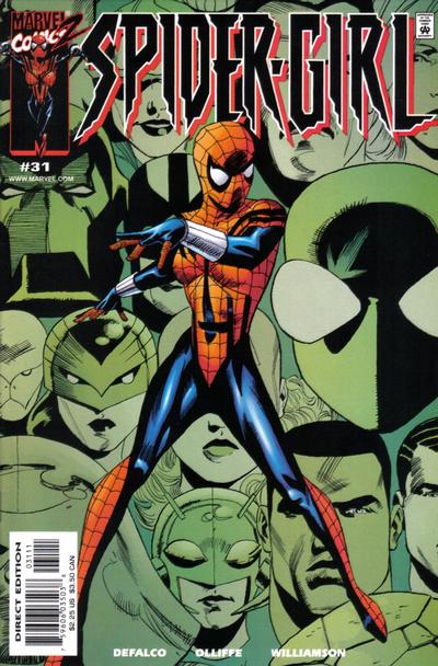 Cover for Spider-Girl (Marvel, 1998 series) #31 [Direct]