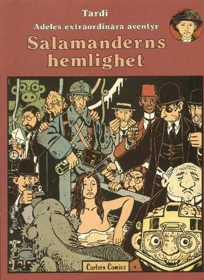 Cover for Adeles extraordinära äventyr (Carlsen/if [SE], 1979 series) #5 - Salamanderns hemlighet