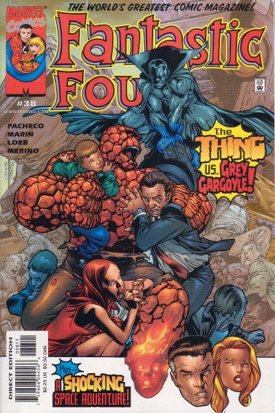 Cover for Fantastic Four (Marvel, 1998 series) #38 [Direct Edition]