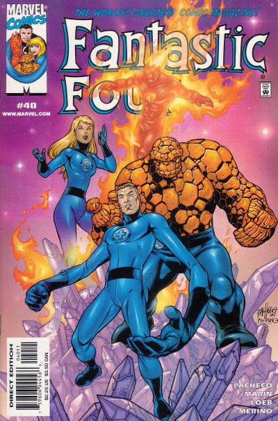 Cover for Fantastic Four (Marvel, 1998 series) #40 [Direct Edition]