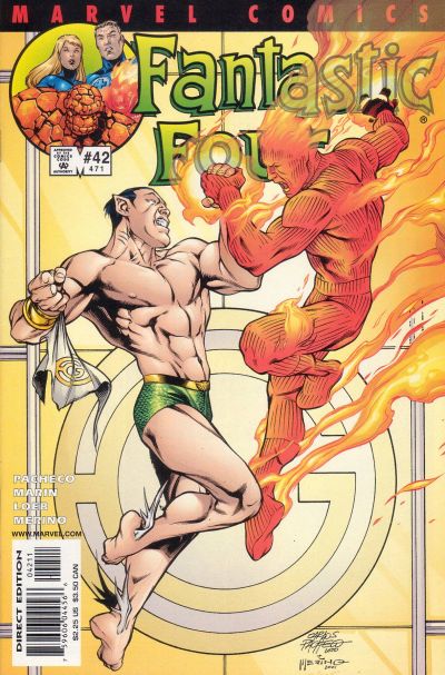 Cover for Fantastic Four (Marvel, 1998 series) #42 (471) [Direct Edition]