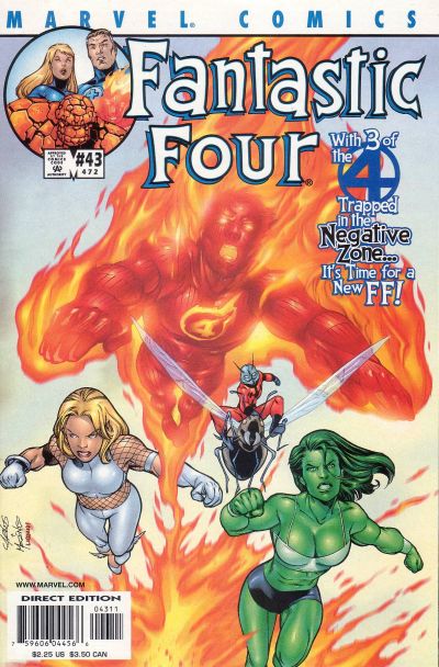 Cover for Fantastic Four (Marvel, 1998 series) #43 (472) [Direct Edition]