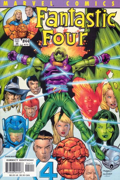 Cover for Fantastic Four (Marvel, 1998 series) #44 (473) [Direct Edition]