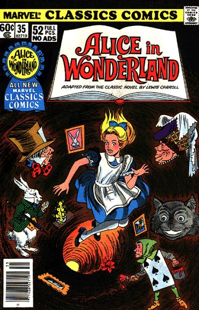 Cover for Marvel Classics Comics (Marvel, 1976 series) #35 - Alice in Wonderland
