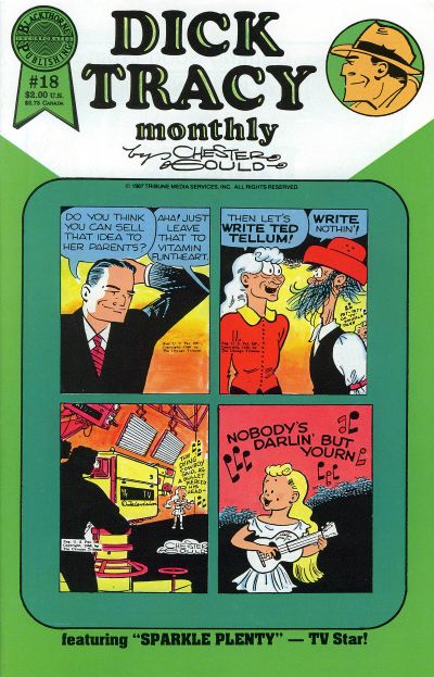 Cover for Dick Tracy Monthly (Blackthorne, 1986 series) #18