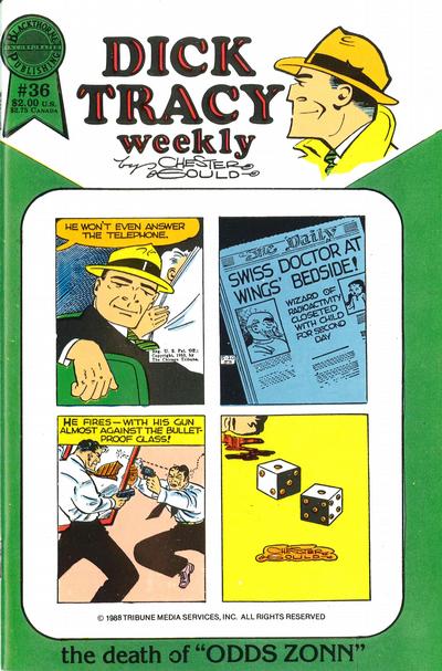 Cover for Dick Tracy Weekly (Blackthorne, 1988 series) #36