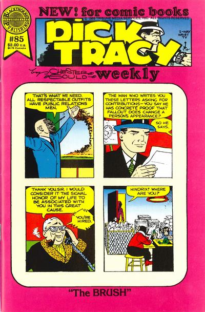 Cover for Dick Tracy Weekly (Blackthorne, 1988 series) #85