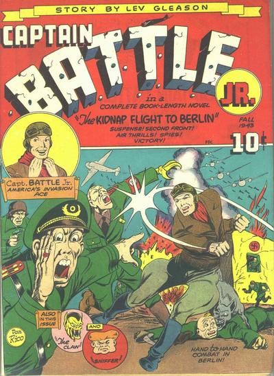 Cover for Captain Battle Jr. (Lev Gleason, 1943 series) #1