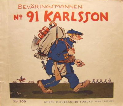 Cover for 91 Karlsson [julalbum] (Åhlén & Åkerlunds, 1934 series) #1934