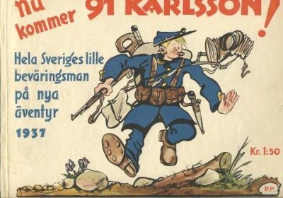 Cover for 91 Karlsson [julalbum] (Åhlén & Åkerlunds, 1934 series) #1937