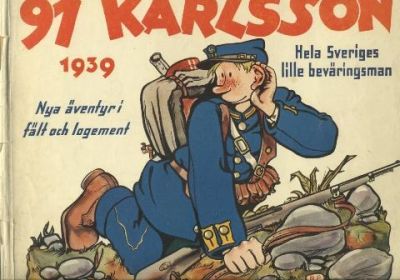 Cover for 91 Karlsson [julalbum] (Åhlén & Åkerlunds, 1934 series) #1939