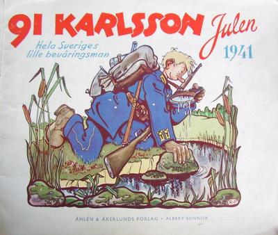 Cover for 91 Karlsson [julalbum] (Åhlén & Åkerlunds, 1934 series) #1941