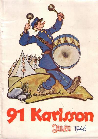 Cover for 91 Karlsson [julalbum] (Åhlén & Åkerlunds, 1934 series) #1946