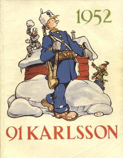 Cover for 91 Karlsson [julalbum] (Åhlén & Åkerlunds, 1934 series) #1952