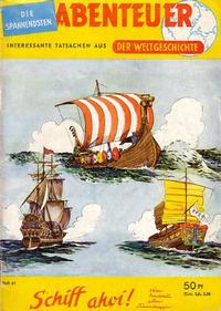 Cover Thumbnail for Abenteuer der Weltgeschichte (Lehning, 1953 series) #81