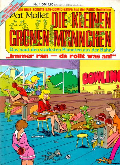 Cover for Die kleinen grünen Männchen (Condor, 1983 series) #4 - Immer ran - da rollt was an!