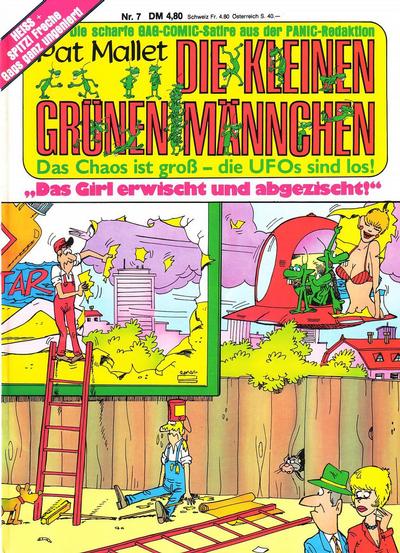 Cover for Die kleinen grünen Männchen (Condor, 1983 series) #7