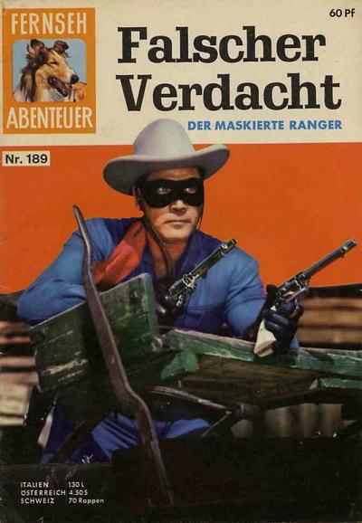 Cover for Fernseh Abenteuer (Tessloff, 1960 series) #189