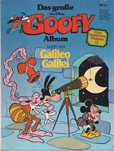 Cover for Das große Goofy Album (Egmont Ehapa, 1977 series) #3 - Goofy als Galileo Galilei
