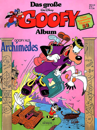 Cover for Das große Goofy Album (Egmont Ehapa, 1977 series) #23 - Goofy als Archimedes
