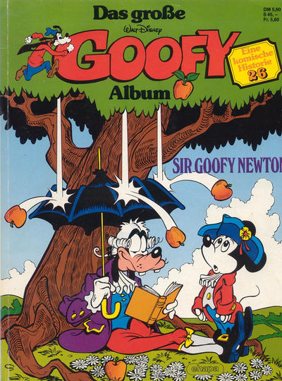 Cover for Das große Goofy Album (Egmont Ehapa, 1977 series) #26 - Sir Goofy Newton
