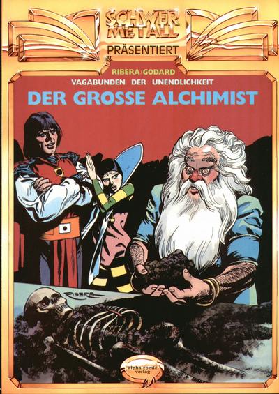 Cover for Schwermetall präsentiert (Kunst der Comics / Alpha, 1986 series) #2 - Vagabunden der Unendlichkeit 1 - Der grosse Alchimist