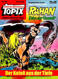 Cover Thumbnail for Topix (Bastei Verlag, 1976 series) #29 - Rahan - Der Koloß aus der Tiefe