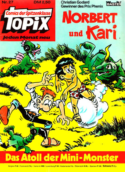 Cover for Topix (Bastei Verlag, 1976 series) #27 - Norbert und Kari  - Das Atoll der Mini-Monster