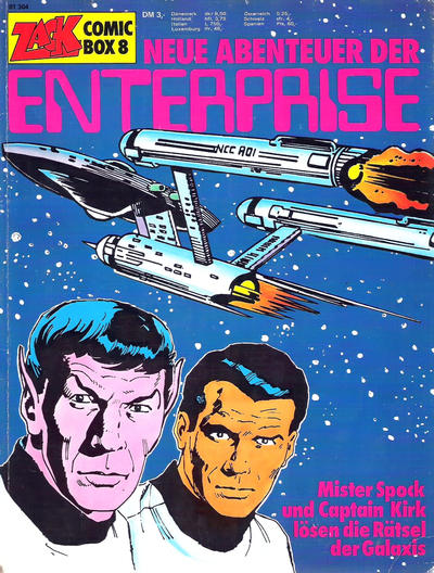 Cover for Zack Comic Box (Koralle, 1972 series) #8 - Neue Abenteuer der Enterprise