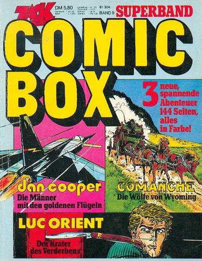 Cover for Zack Comic Box (Koralle, 1972 series) #9 - Dan Cooper / Comanche / Luc Orient