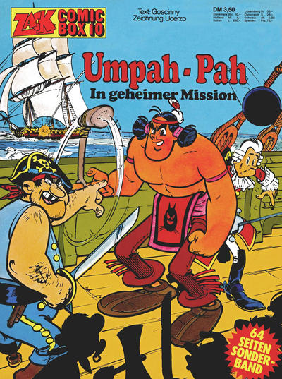 Cover for Zack Comic Box (Koralle, 1972 series) #10 - Umpah-Pah - In geheimer Mission