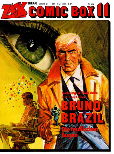 Cover for Zack Comic Box (Koralle, 1972 series) #11 - Bruno Brazil  - Die teuflischen Augen