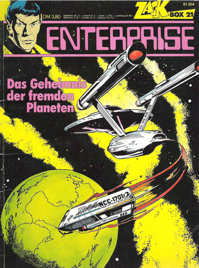 Cover for Zack Comic Box (Koralle, 1972 series) #21 - Enterprise - Das Geheimnis des fremden Planeten