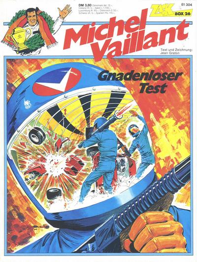 Cover for Zack Comic Box (Koralle, 1972 series) #26 - Michel Vaillant - Gnadenloser Test