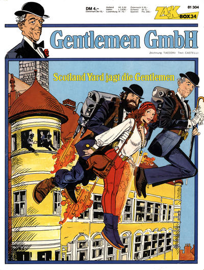 Cover for Zack Comic Box (Koralle, 1972 series) #34 - Gentlemen GmbH - Scotland Yard jagt die Gentlemen